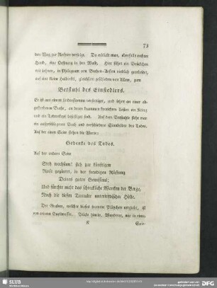Betstuhl des Einsiedlers