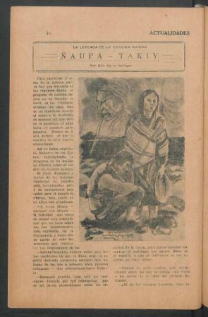 La leyenda de la canción nativa Ñaupa Takiy