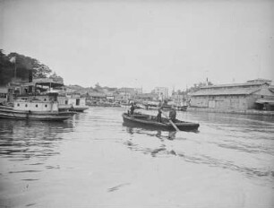 Küstenstadt Shiogama : Hafen mit Booten