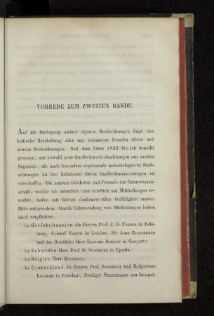 Vorrede zum zweiten Bande.