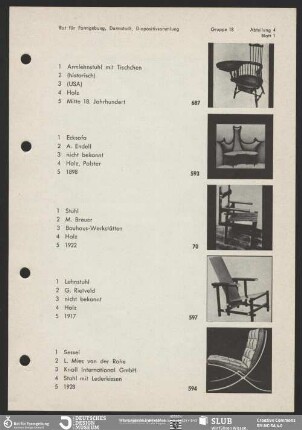 18/4: Sessel, Sofa, Bänke