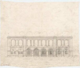 Hildebrand, Adolf von; München; Pinakotheken, Erweiterung - Teilansicht