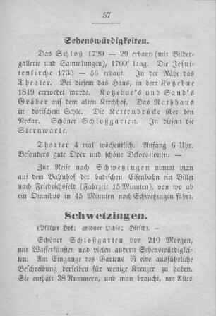 Schwetzingen.