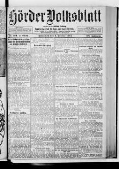 Hörder Volksblatt. 1884-1934