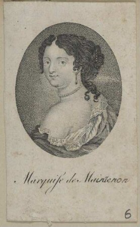 Bildnis der Marquise de Maintenon