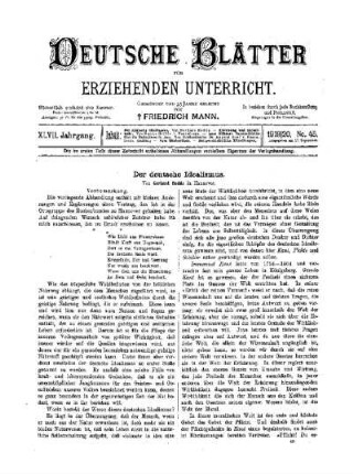 Der deutsche Idealismus