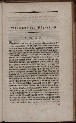 Erklärung der Vignetten.