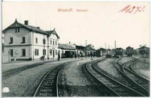 Wilsdruff. Bahnhof