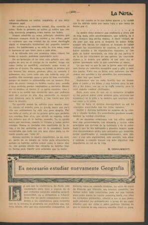Es necesario estudiar nuevamente geografía