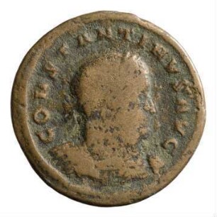 Münze, Follis (Follaro), Aes 3, 310 - 311 n. Chr.
