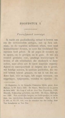 Hoofdstuk I. Voorafgaand overzigt