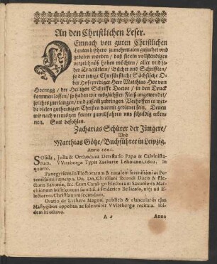 Anno 1601. - Anno 1610.