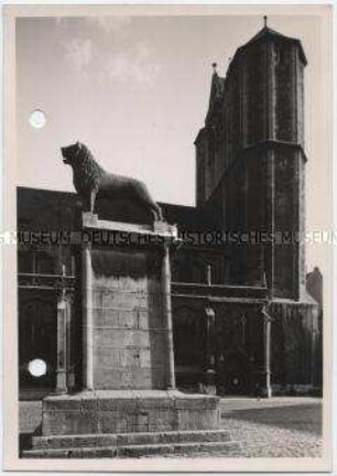 Braunschweig, Domkirche St. Blasii und Burglöwe