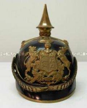 Helm für Offizier, Infanterie-Regiment, Württemberg