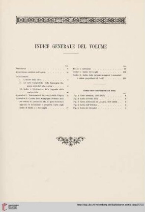Indice generale del volume