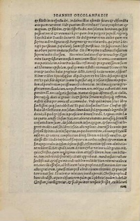In Iesaiam Prophetam Hypomnematōn, hoc est, Commentariorum, Ioannis Oecolampadii Libri VI