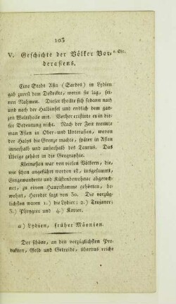 V. Geschichte der Voelker Vorderasiens