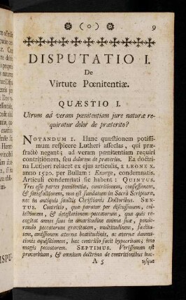 9-42, Quaestio I. - Quaestio II.