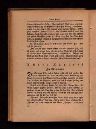 Achtes Kapitel Zur Großmama