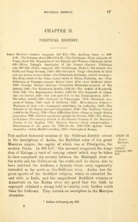 Chapter II. Political history