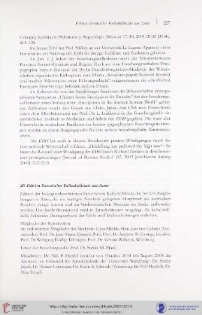 20. Edition literarischer Keilschrifttexte aus Assur