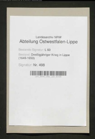 Kriegsjahre 1641