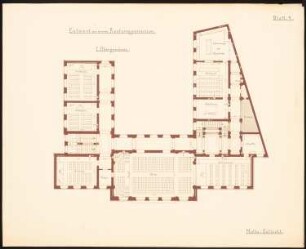 Realgymnasium für Lüdenscheid: Grundriss 1.OG