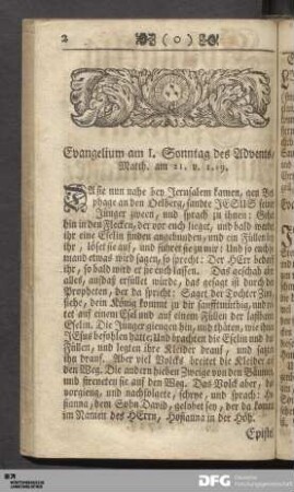Evangelia und Episteln.