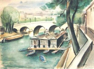 Paris - Badehäuser an der Seine