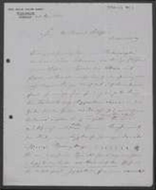 Brief von Georg Schultz an Gottlieb August Herrich-Schaeffer