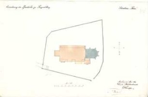 Klumpp, Karl F. A.; Bayerdilling; Pfarrkirche, Erweiterung - Lageplan
