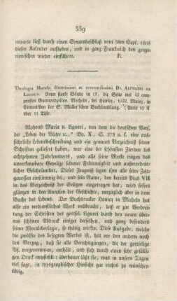 339-342 "Theologia Moralis illustrissimi se reverendissimi" von Alphons de Ligorio