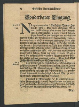 Sonderbarer Eingang.