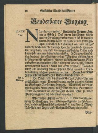 Sonderbarer Eingang.