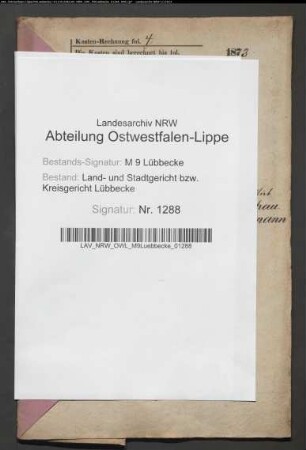 Erblasser: Steinmeyer, Christian Friedrich Wilhelm Gottlieb; Erblasser: Bössmann, Anna Maria Louise: Abschluss eines Erbvertrags