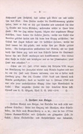 2. Freiherr von Knigge