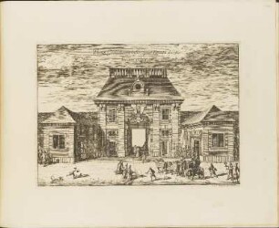 Kupferstich: Portae Gothoburgensis, quae Regis dicitur, facies interior