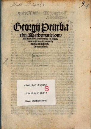 Institutiones in Arithmetricam