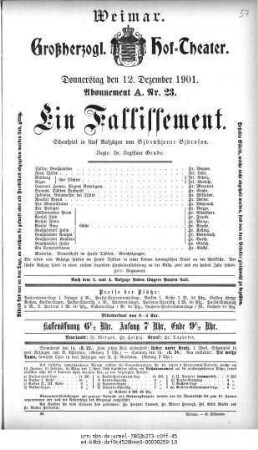 Ein Fallissement