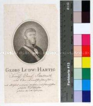 Porträt des Forstwissenschaftlers und preußischen Staatsrats Georg Ludwig Hartig
