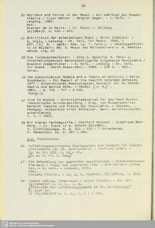 1.2. Musikpraxis