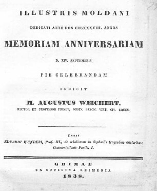 1: De scholiorum in Sophoclis tragoedias auctoritate commentatio