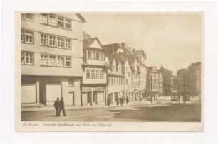 Alt-Kassel. Freiheiter Durchbruch mit Blick auf Altmarkt