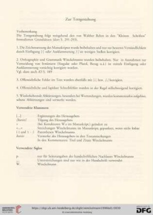 Zur Textgestaltung
