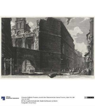 Ansicht der Überreste des Nerva-Forums
