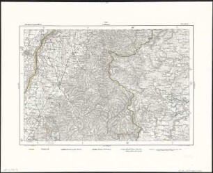 254: Straßburg, Frankreich, 1850 : 254 : Strassburg / Entw. u. gez. v. F. Handtke. Gest. v. F. Kunzer, Berge v. H. Müller. - [1:200 000]. - Glogau : Flemming , 1850. - 1 Kt. : Stich