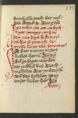 Cursus vom Leiden Christi, Hieronymus zugeschr.