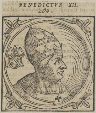 Bildnis von Papst Benedictus XII.