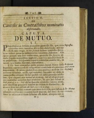 [Caput I. - Caput IV.]