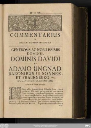 Commentarius In Regum Librum Secundum.
